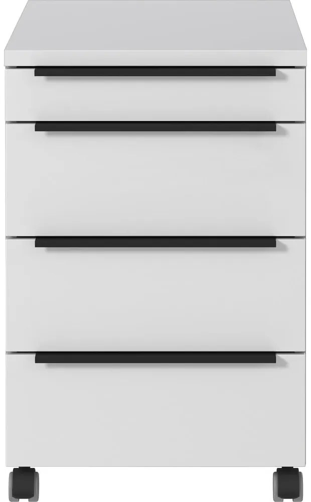 Világosszürke szekrény 42x63x60 cm Mailand – Germania