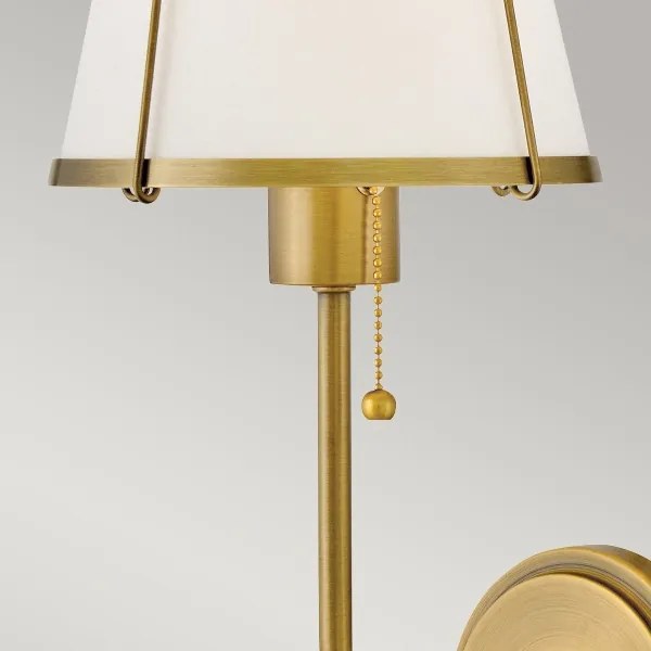 Hinkley HK-CLARKE1-DBR-OW - Fali lámpa CLARKE 1xE27/40W/230V réz/fehér