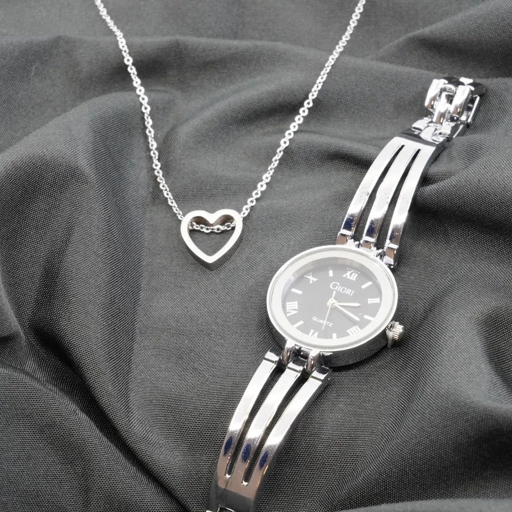 Giori Milano Női szett: Óra+lánc medállal