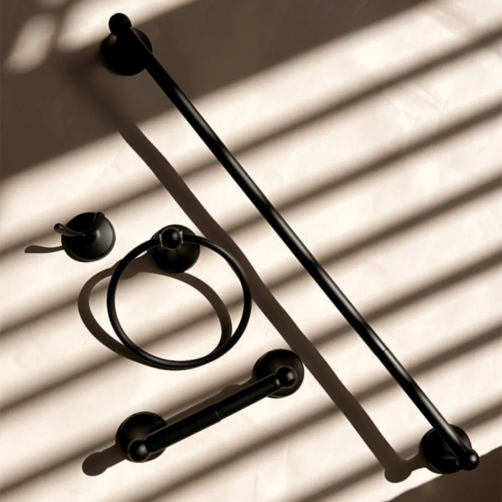 Fürdőszoba fogas Black 332868A
