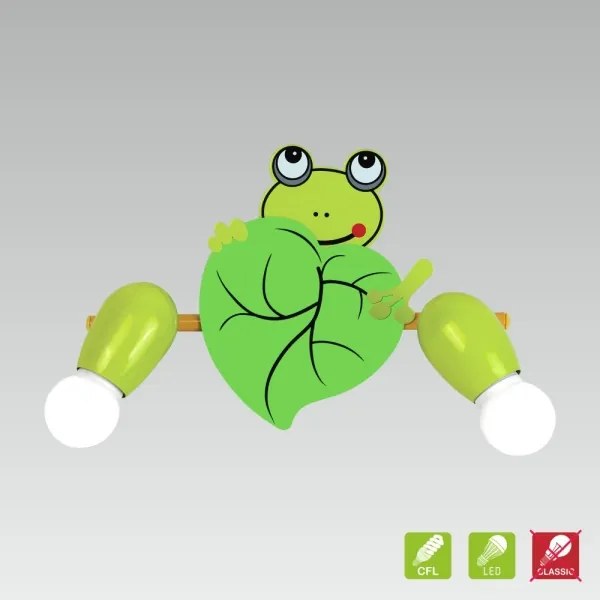 LUXERA 28018 - Gyerek spotlámpa FLOPS 2xE14/9W/230V