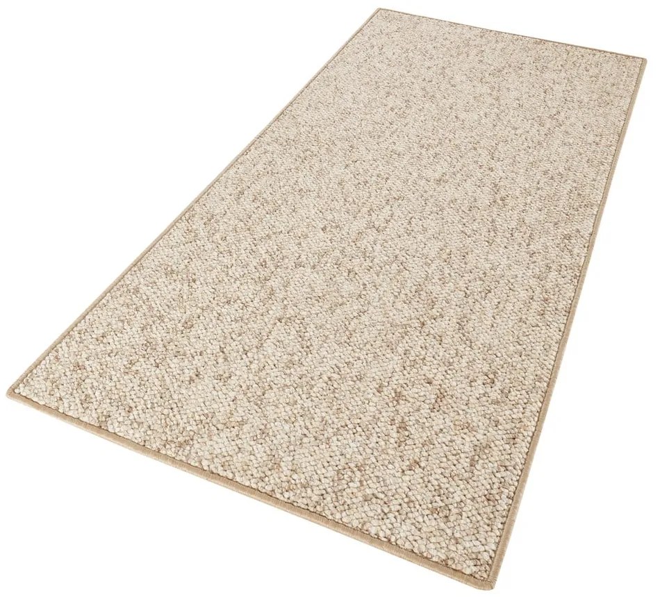 Világosbarna futószőnyeg 80x200 cm Wolly – BT Carpet