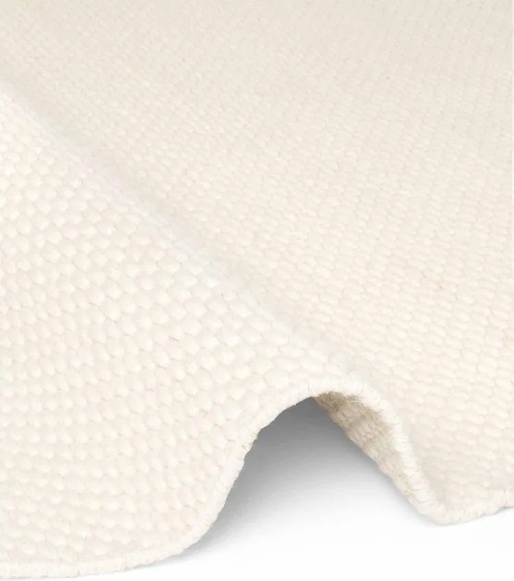 Krémszínű kézi szövésű gyapjú kerek szőnyeg ø 160 cm Lyon Beans – Elle Decoration