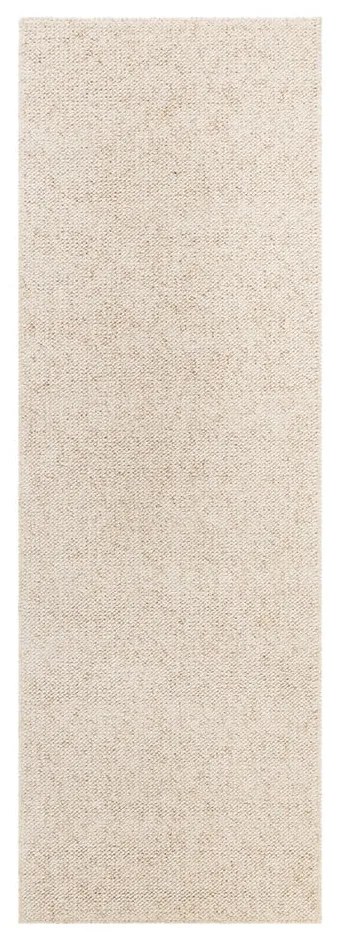 Krémszínű mosható futószőnyeg 80x240 cm Rocco Cream – Elle Decoration