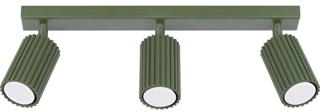 Sollux SL.1619 - Spotlámpa KARBON 3xGU10/10W/230V zöld