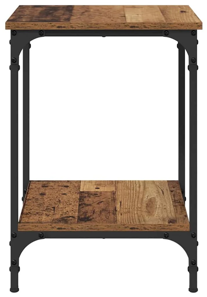 Dohányzóasztal Öreg fa 40 x 40 x 55 cm Faanyag