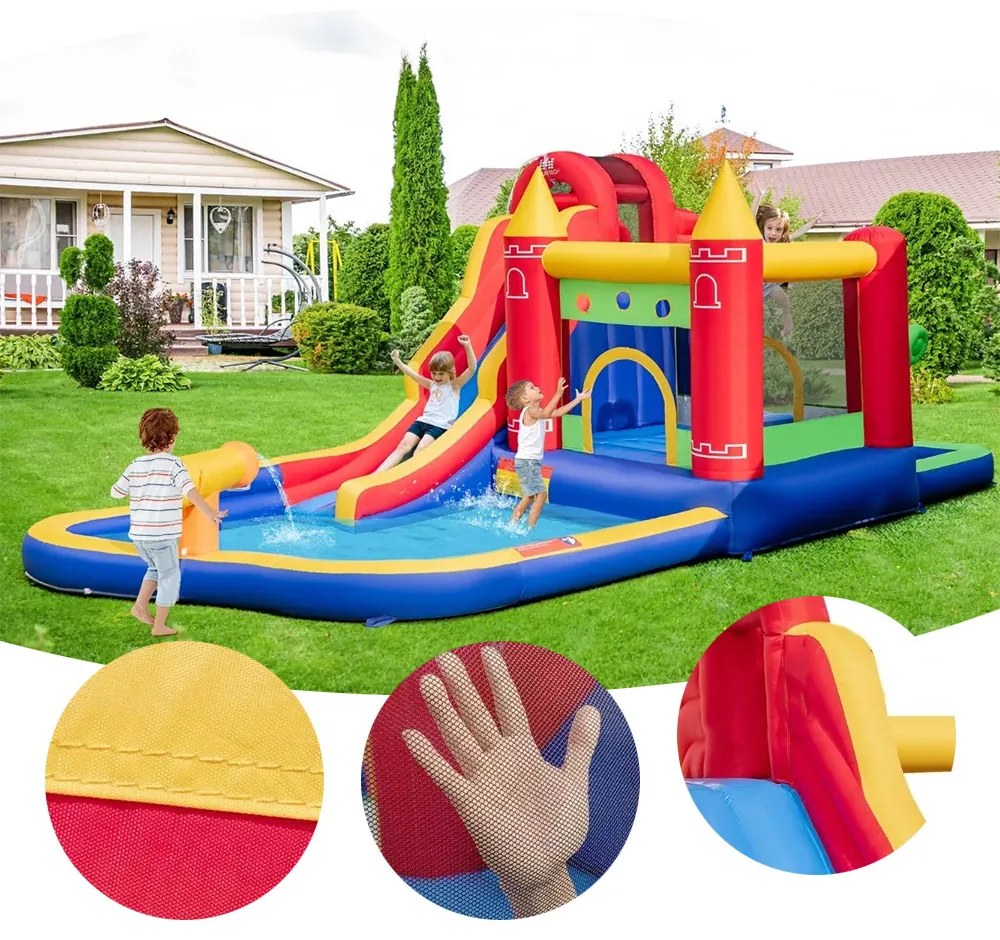 9az1ben felfújható vízicsúszda légfúvóval, 680W