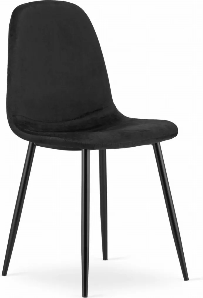 Como szék fekete bársony x 1
