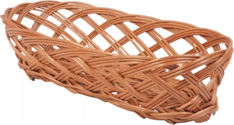 Kenyértartó kosár áttört ovális 30 cm