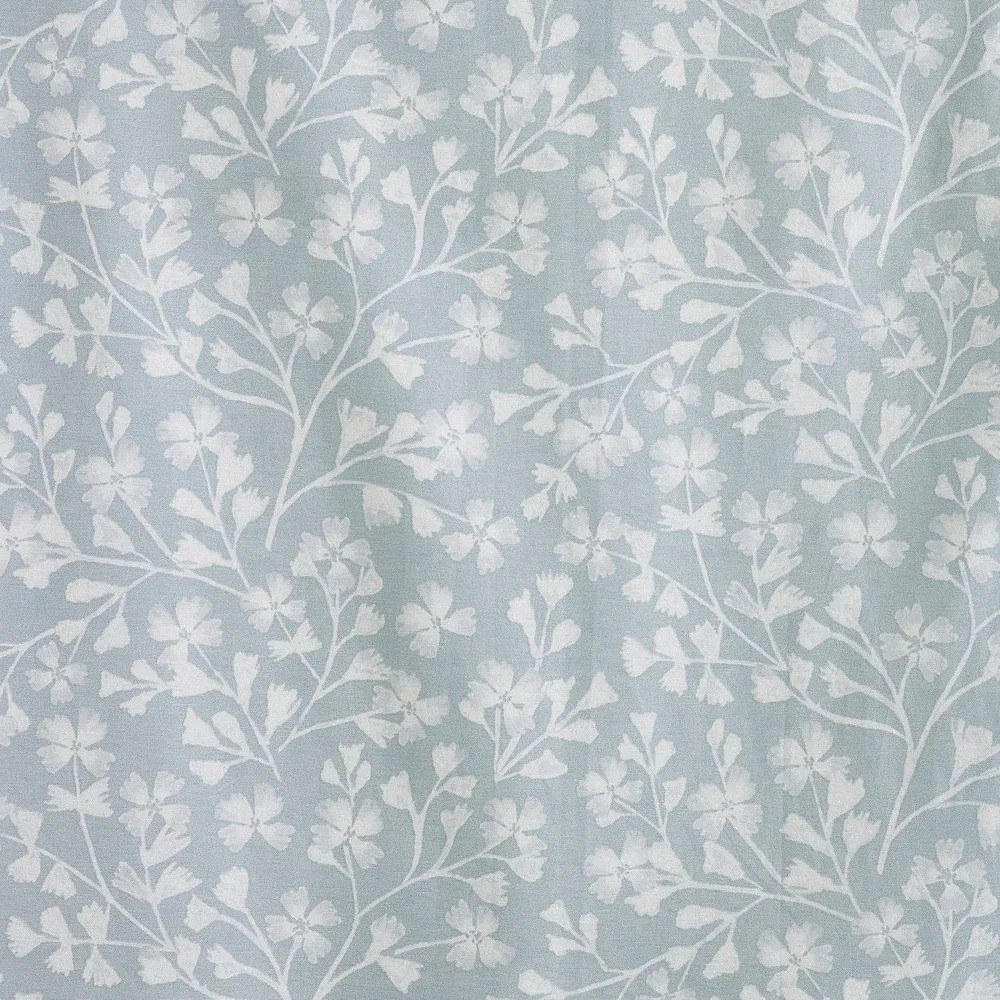 Kék függöny szett 2 db-os 168x137 cm Brooke Floral – Catherine Lansfield