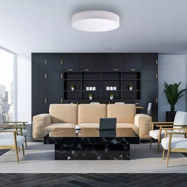 Mennyezeti lámpa érzékelővel CLEO 6xE27/24W/230V á. 80 cm fehér