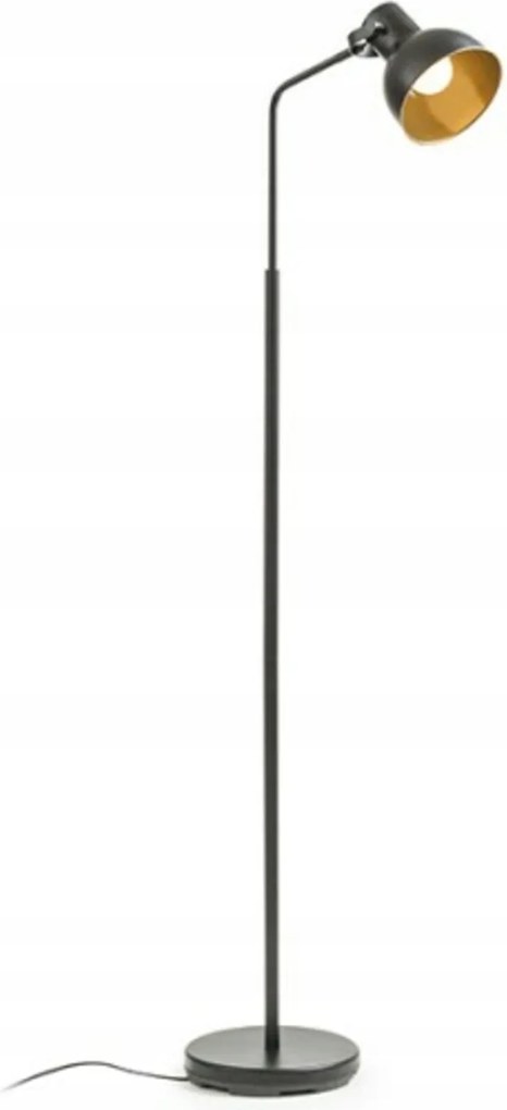 Rendl Rosita állólámpa fekete/arany, E27, magasság 145 cm, forgatható ernyő