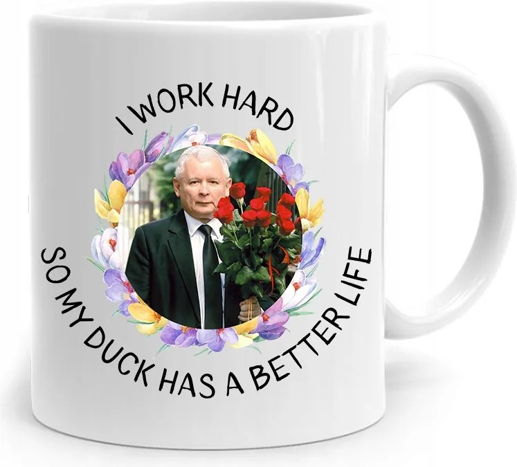 Vicces Bögre A Pis Elnökétől Jaroslaw Kaczynski fényképes nyomtatással