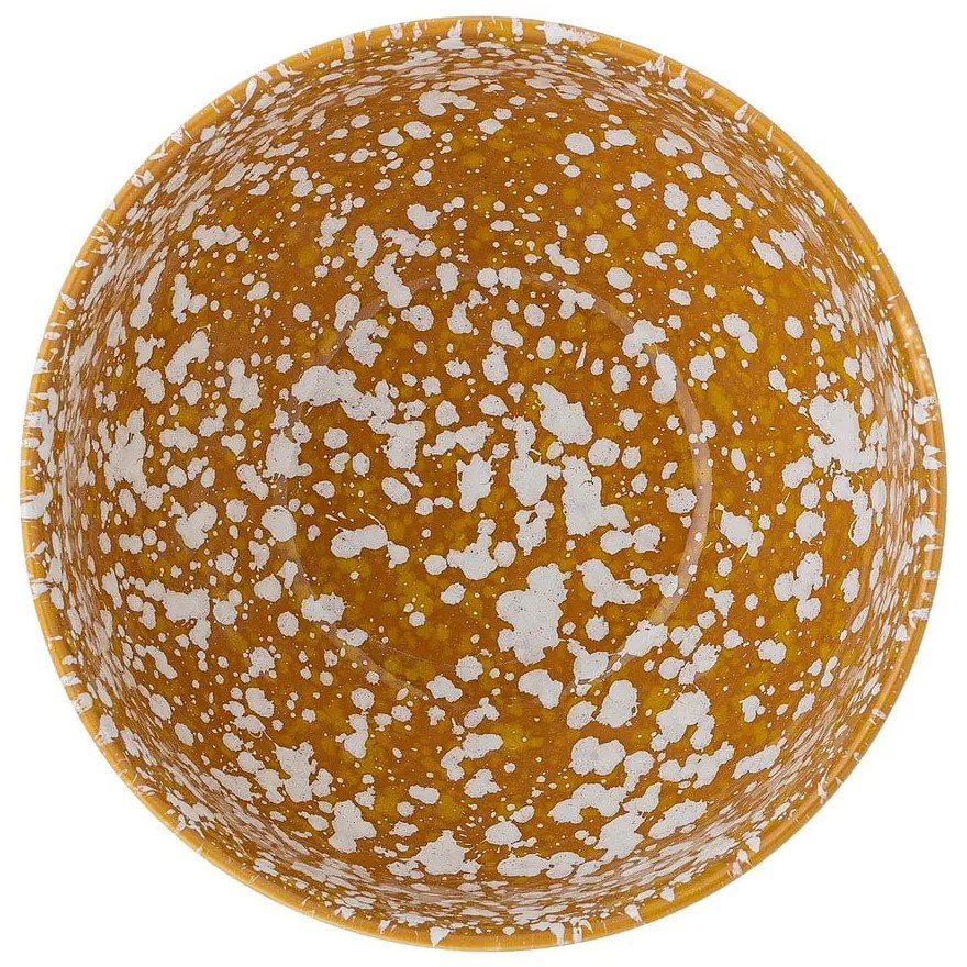 Carmel narancssárga-fehér agyagkerámia tálka, ø 15,5 cm - Bloomingville