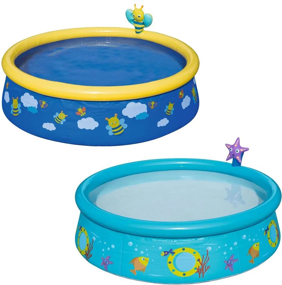 Bestway Spriccelő puhafalú gyerek medence szett 152 x 38 cm
