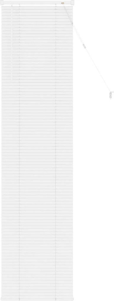 vidaXL Zsaluzia Állítható Fehér 213 x 40 cm PVC