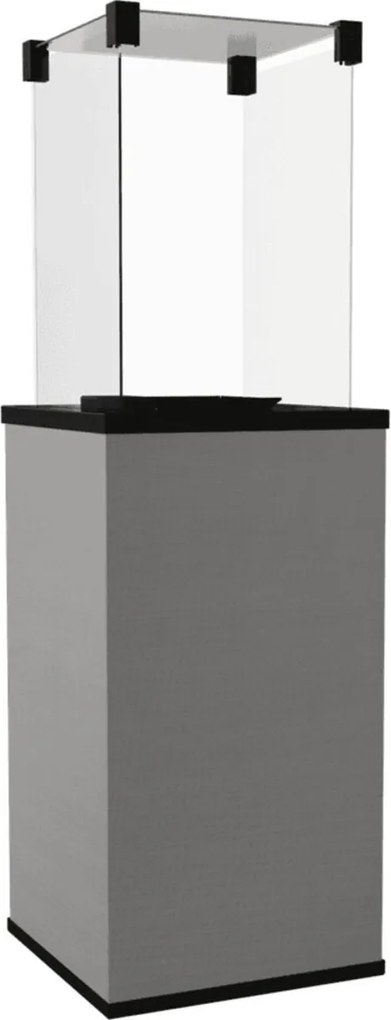 KRATKI PATIO üveg / szinterezett kvarc FILO ARGENTO - automatika