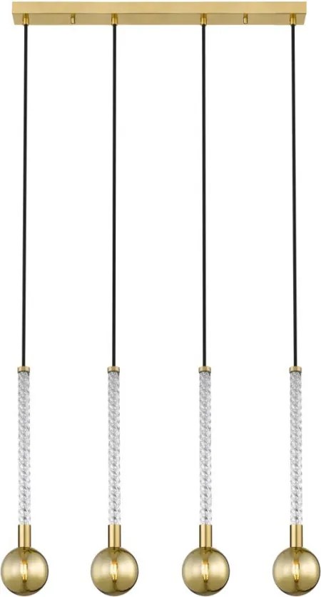 ZUMA LINE P0583-04A-2GHF MIDA Többágú Függesztett Lámpa Arany G9 IP20