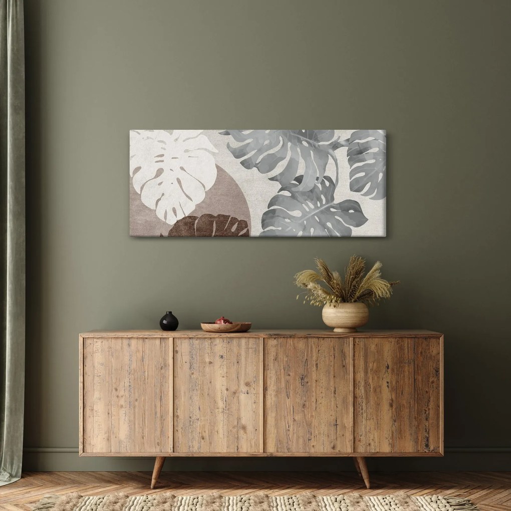 Kép - Design levelekkel (120x50 cm)