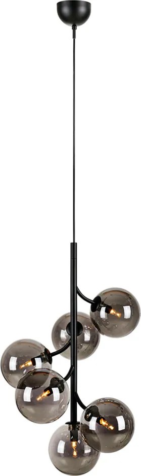 MARKSLÖJD 108108 CALLISTO Modern Függesztett Lámpa Fekete, Füstös G9 IP20