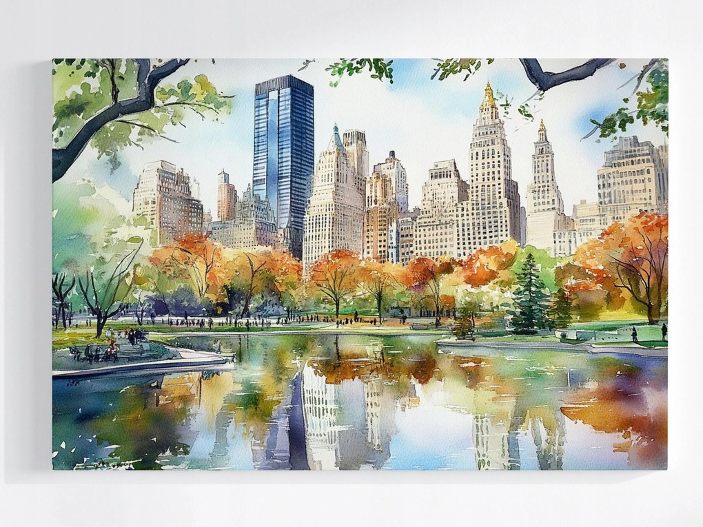 Poszter Nyc Város New York Manhattan Central Park 120x80