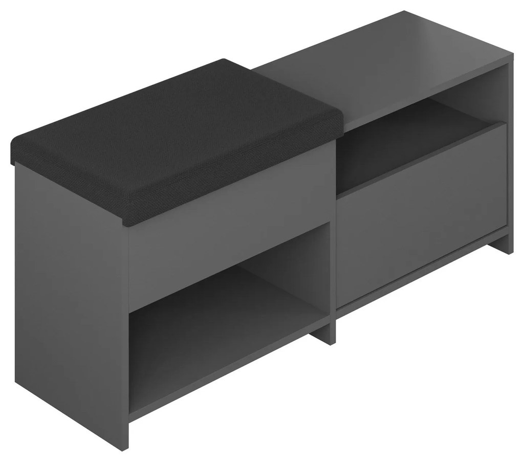 Cipőtároló Filux Bench - Anthracite