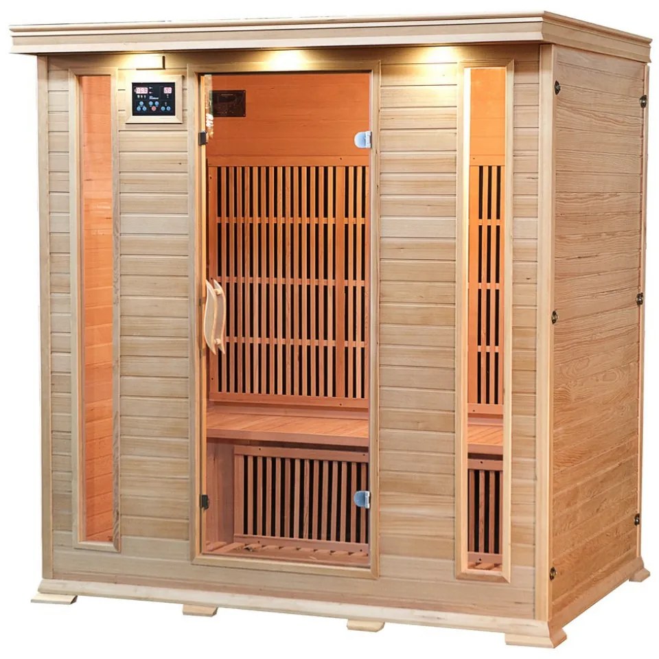 Sauna DeLuxe 4004 Carbon, világosbarna