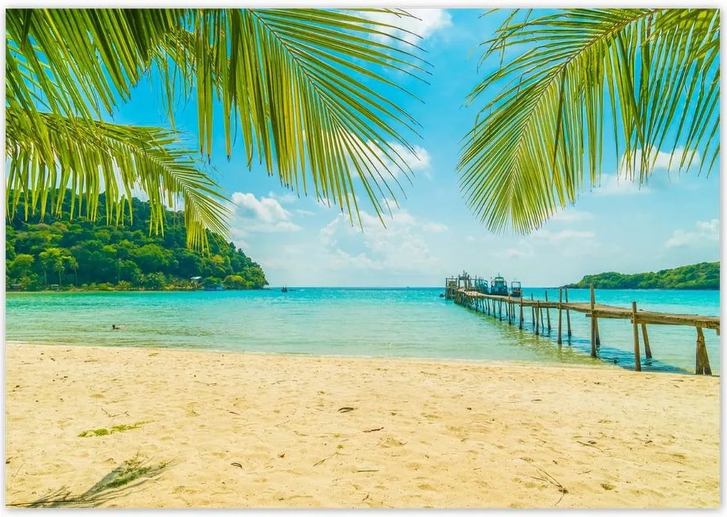 Poszterek 100x70 Trópusi tájkép