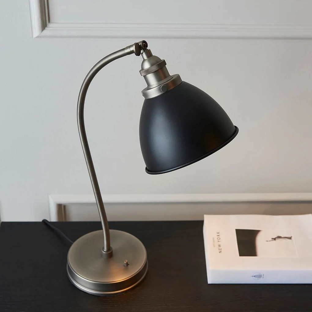 Endon loft asztali lámpa franklin fekete antik ón end98752