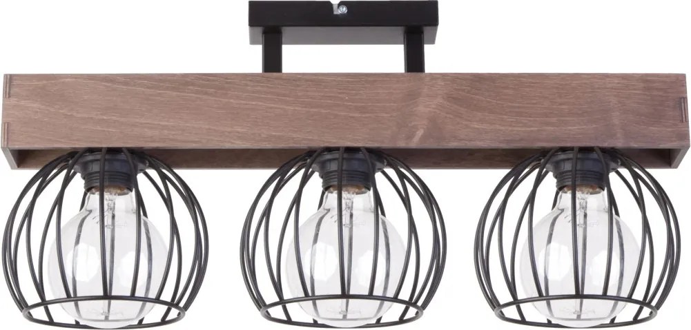 SIGMA LIGHTING 31573 MILAN Vintage Mennyezeti Lámpák Barna, Fekete E27 IP20