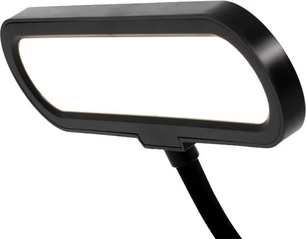 KAJA K-BL1185 CZARNY DAFI Fekete Színű Asztali Lámpa 10W LED 530Lm 3000–5700K IP20