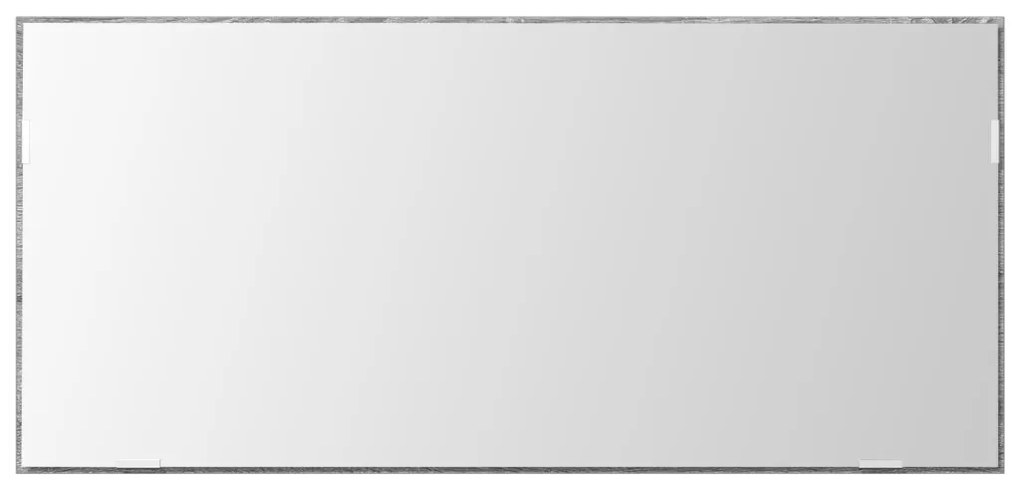 Fürdőszoba Tükörszekrény LED Fénnyel Szürke Sonoma 80x37 cm