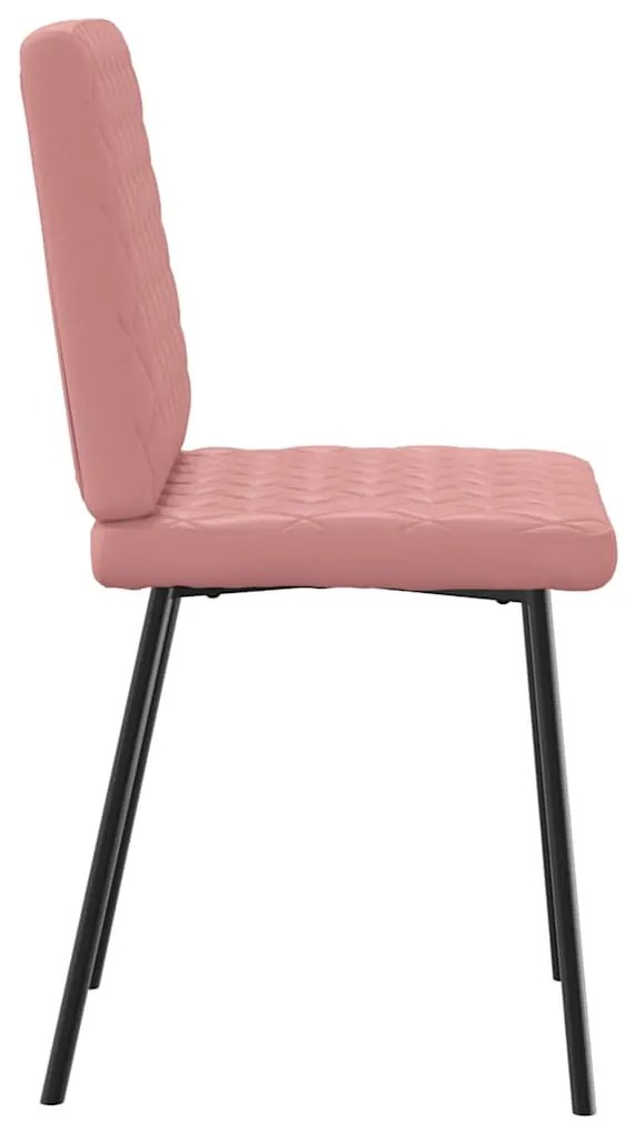 étkezőszékek 2 db Rózsaszín műbőr