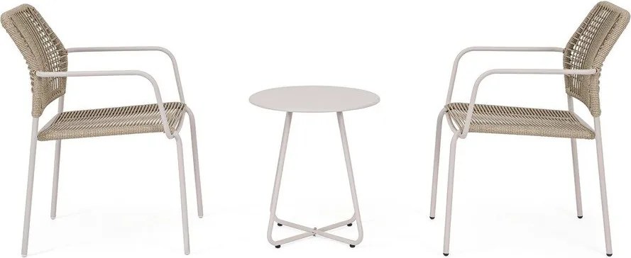 Acél kerek kerti kisasztal ø 45 cm Jable – Bizzotto