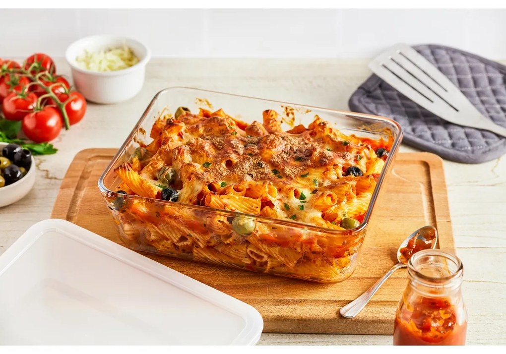 Pyrex üveg edény Cook & Freeze 2,6 l, 24 x 19 x 8 cm, 2,6 l