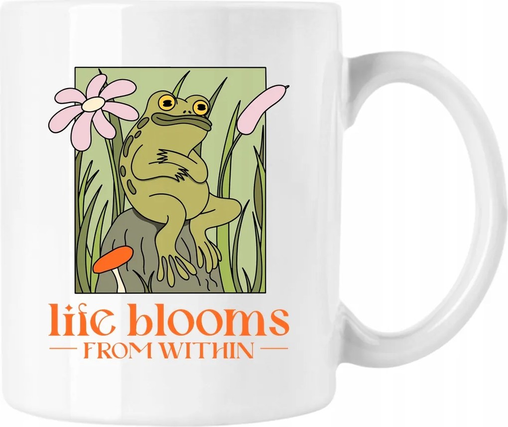 Bögre Béka vicces béka 6 Fehér 330ml