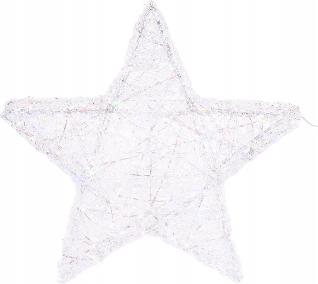 Dekoratív Led Csillag Nagyméretű Világítással 48 5X8 4X50 CM Akril