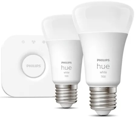 Alapkészlet Philips Hue WHITE 2xE27/9,5W 2700K + Hue bridge