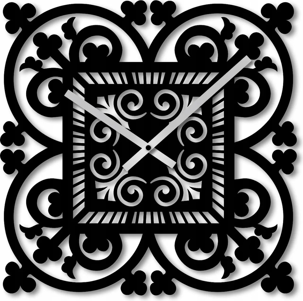 Falióra 60cm Falióra Áttört Négyzet Geometrikus