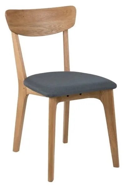 Szürke-natúr színű kárpitozott étkezőszék szett 2 db-os Taxi – Actona