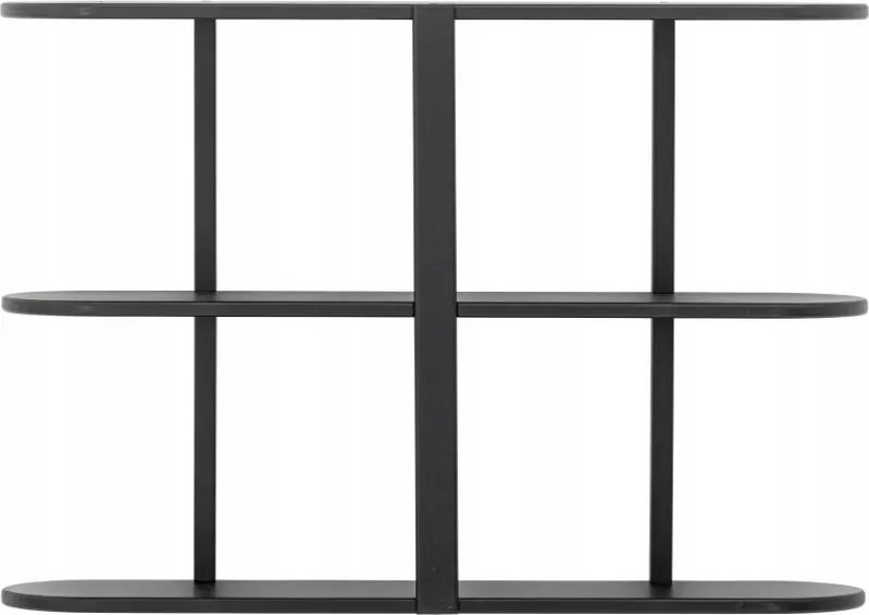 Bloomingville Vicente Mdf fali polc fekete