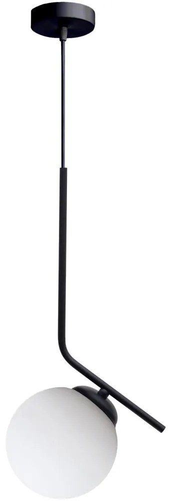 Csillár zsinóron FIRA 1xE27/60W/230V fekete