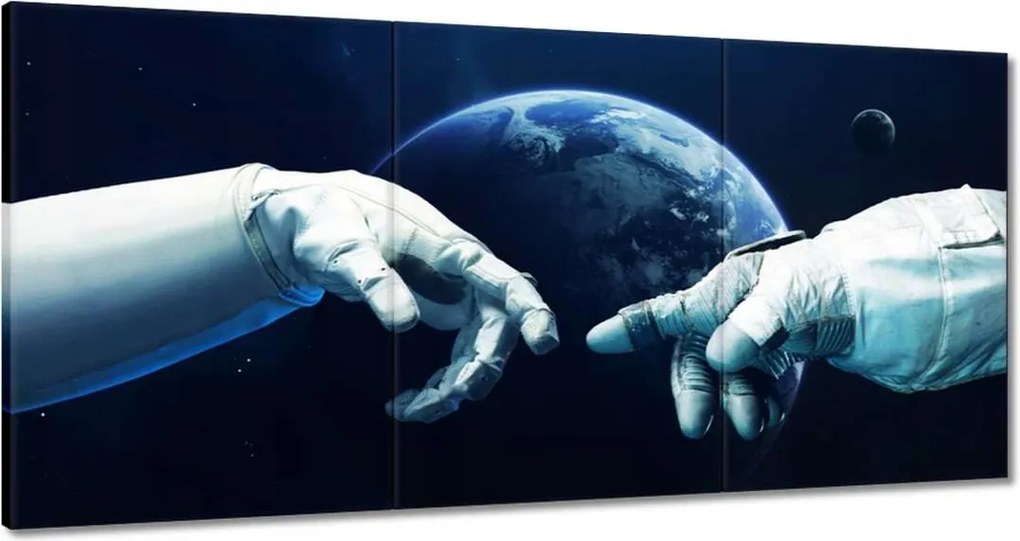 Festmények 180x90 Ádám teremtése Kozmosz