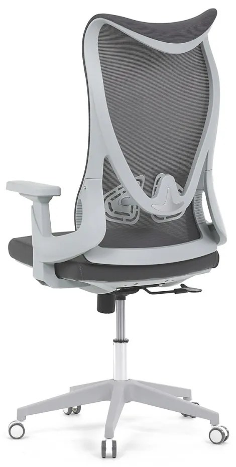 Scaun rotativ de birou gri cu design unic. KA-S248