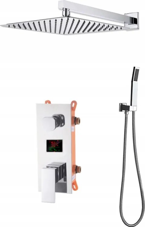 Süllyesztett Esőztető Kijelző Szett