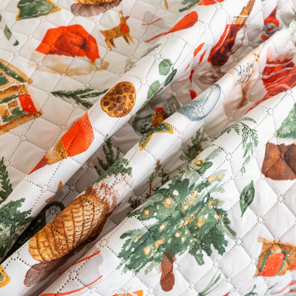 Ágytakaró FESTIVE MAGIC színes Méret: 170 x 210 cm