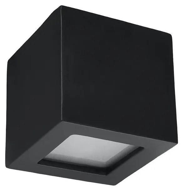 Sollux SL.0872 - Fali lámpa LEO 1xE27/60W/230V fekete