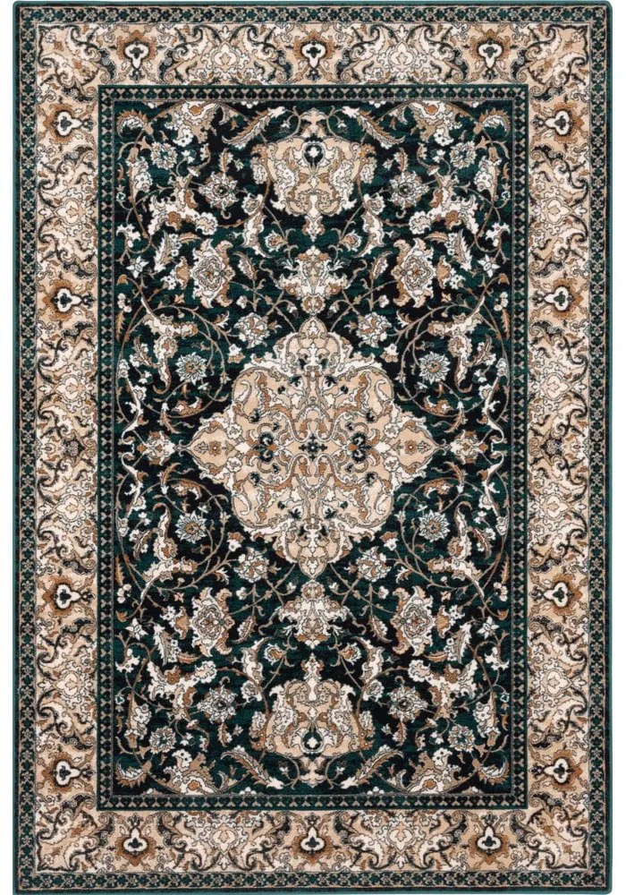 Zöld gyapjú szőnyeg 160x240 cm Lauren – Agnella