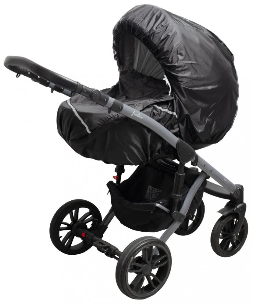 Babakocsi esővédő New Baby Basic fekete
