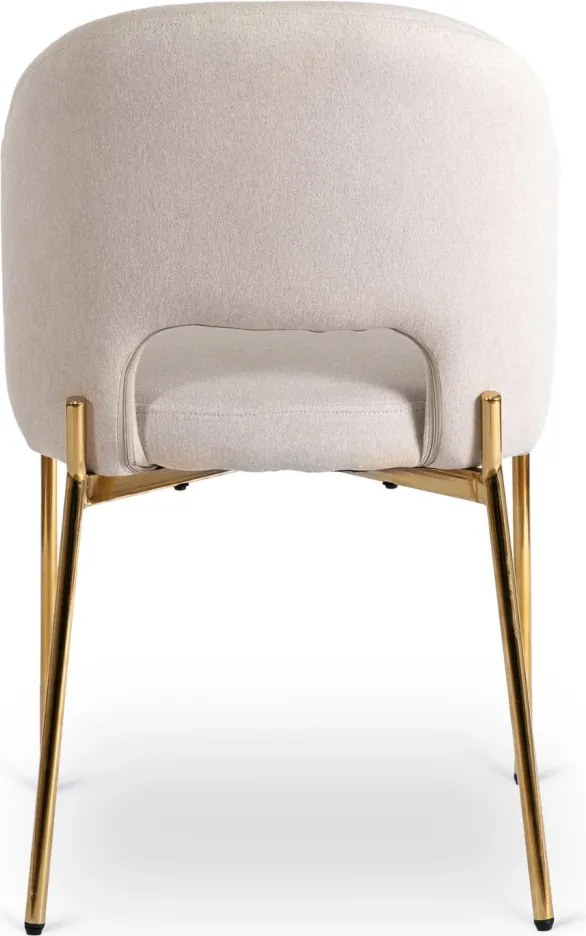 Szék krém/arany színben. BROS